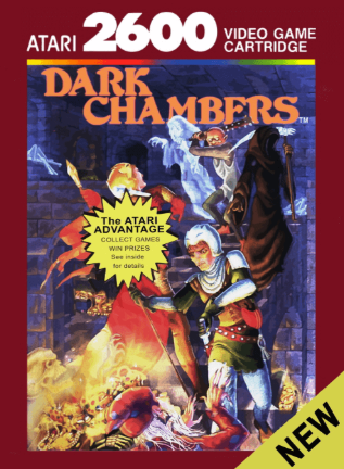 Pochette Dark Chambers version Atari 2600