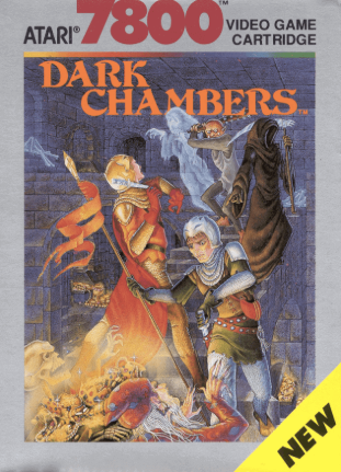 Pochette Dark Chambers version Atari 7800