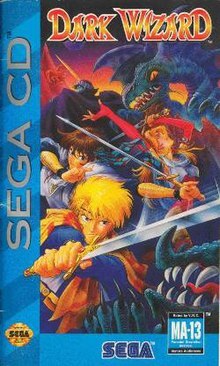 Pochette Dark Wizard version Mega-CD