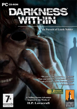 Pochette Darkness Within : A la Poursuite de Loath Nolder version PC Windows