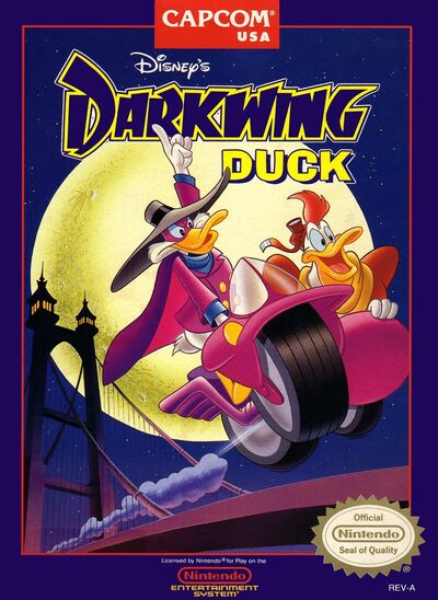 Pochette Darkwing Duck version NES