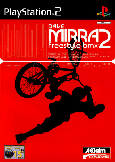 Pochette Dave Mirra Freestyle BMX 2 version PlayStation 2