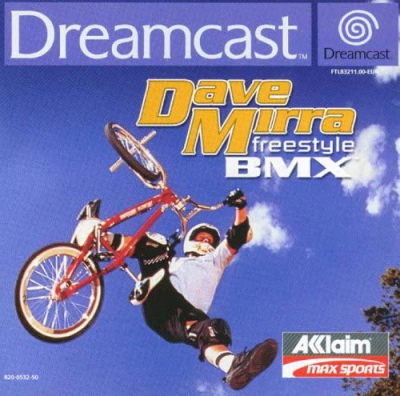 Pochette Dave Mirra Freestyle BMX version Dreamcast