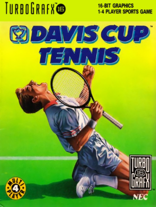 Pochette Davis Cup Tennis version PC-Engine