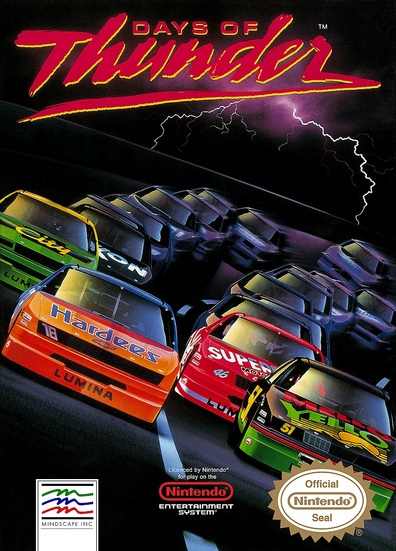 Pochette Days of Thunder version NES
