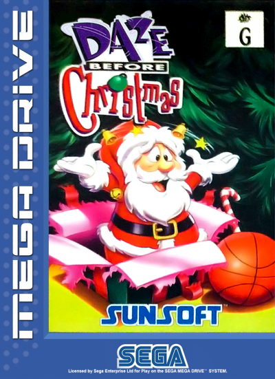Pochette Daze Before Christmas version Megadrive