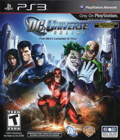 Pochette DC Universe Online version PlayStation 3
