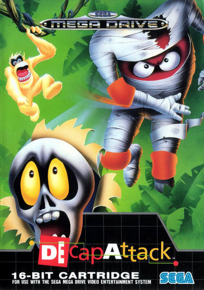 Pochette Decap Attack version Megadrive
