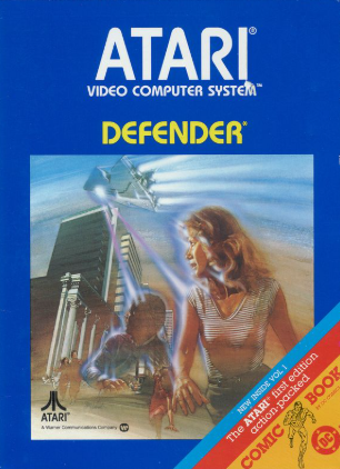 Pochette Defender version Apple II