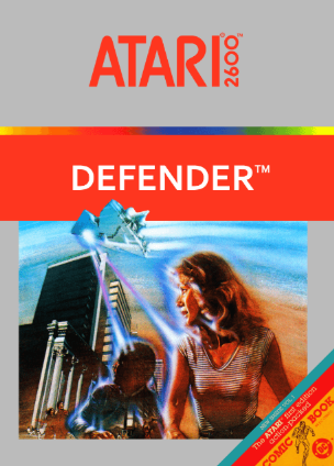 Pochette Defender version Atari 2600
