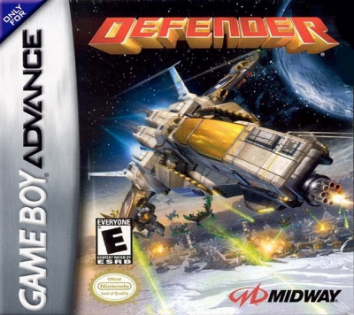 Pochette Defender version GameBoy Advance