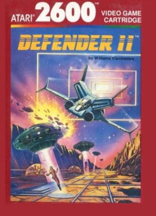 Pochette Defender II version Atari 2600