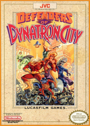 Pochette Defenders of Dynatron City version NES