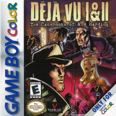 Pochette Déjà Vu I & II : The Casebooks of Ace Harding version GameBoy