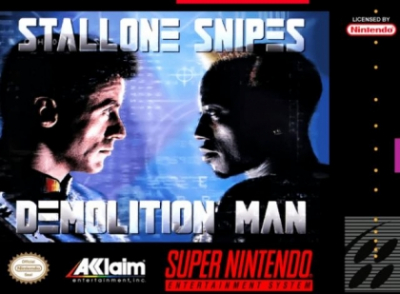 Pochette Demolition Man version Super Nintendo