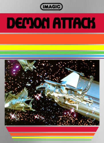 Pochette Demon Attack version Atari 2600