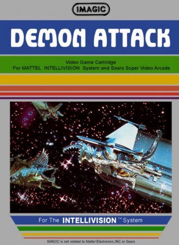 Pochette Demon Attack version Intellivision
