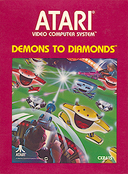Pochette Demons to Diamonds version Atari 2600