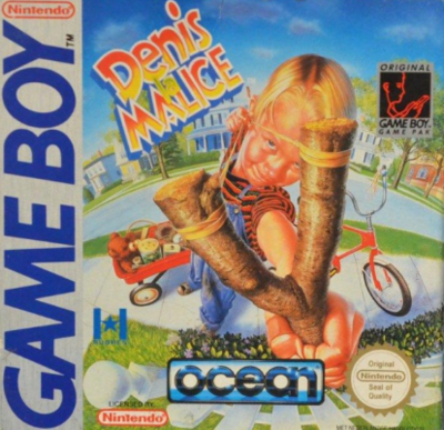 Pochette Dennis version GameBoy
