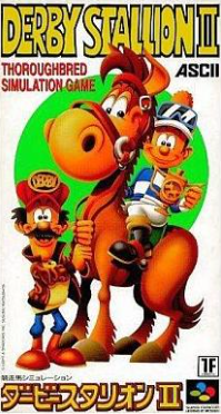 Pochette Derby Stallion II version Super Nintendo