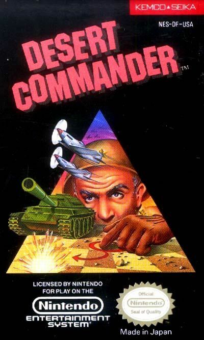 Pochette Desert Commander version NES