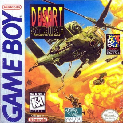Pochette Desert Strike : Return to the Gulf version GameBoy/Color