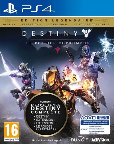 Pochette Destiny : Le Roi des corrompus version PlayStation 4