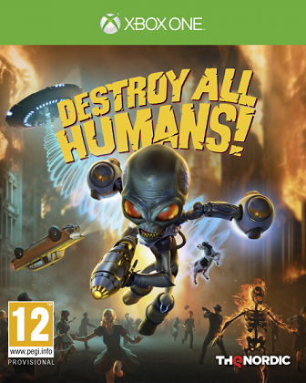 Pochette Destroy All Humans! version Xbox One