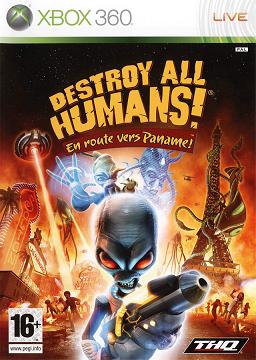 Pochette Destroy All Humans! En route vers Paname! version Xbox 360
