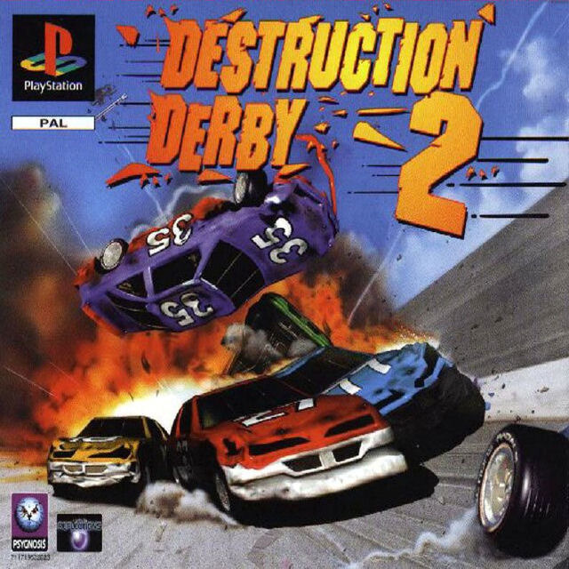 Pochette Destruction Derby 2 version PlayStation