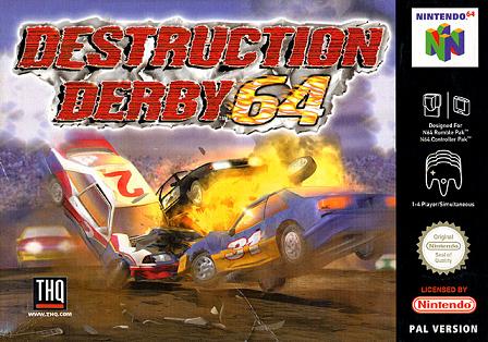 Pochette Destruction Derby 64 version Nintendo 64