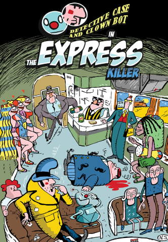 Pochette Detective Case and Clown Bot in : The Express Killer version PC Windows