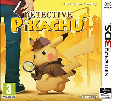 Pochette Détective Pikachu version 3DS