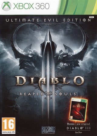 Pochette Diablo III version Xbox 360