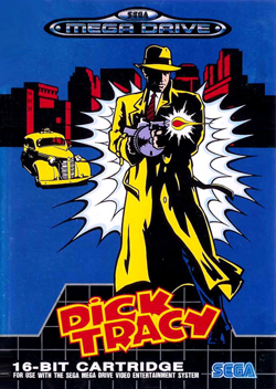 Pochette Dick Tracy version Megadrive