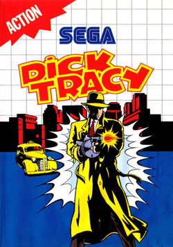 Pochette Dick Tracy version Master System