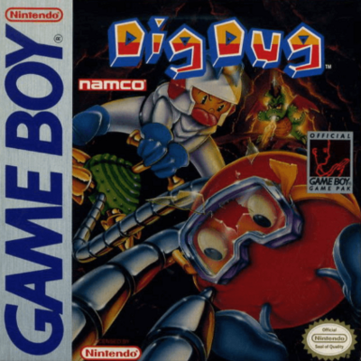 Pochette Dig Dug version GameBoy