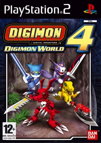 Pochette Digimon World 4 version PlayStation 2