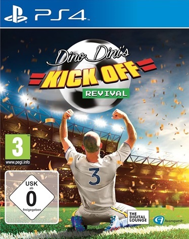 Pochette Dino Dini’s Kick Off Revival version PlayStation 4