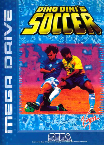 Pochette Dino Dini's Soccer version Megadrive