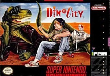 Pochette DinoCity version Super Nintendo