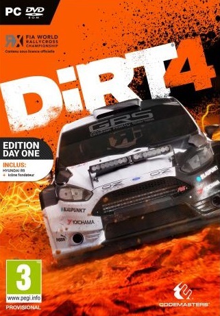 Pochette DiRT 4 version PC Windows