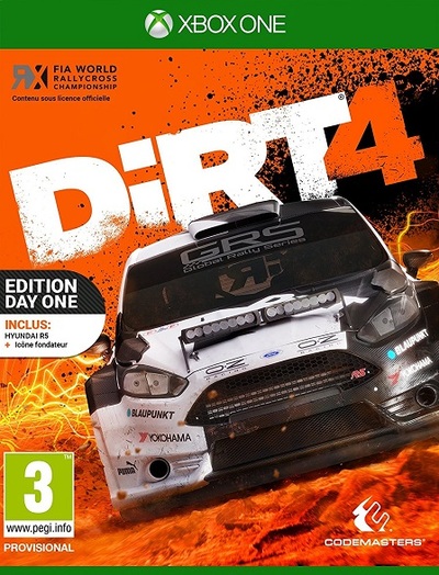 Pochette DiRT 4 version Xbox One