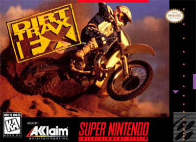 Pochette Dirt Trax FX version Super Nintendo