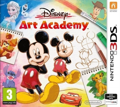 Pochette Disney Art Academy version 3DS