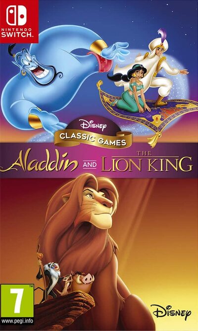 Pochette Disney Classic Games : Aladdin and The Lion King version Switch