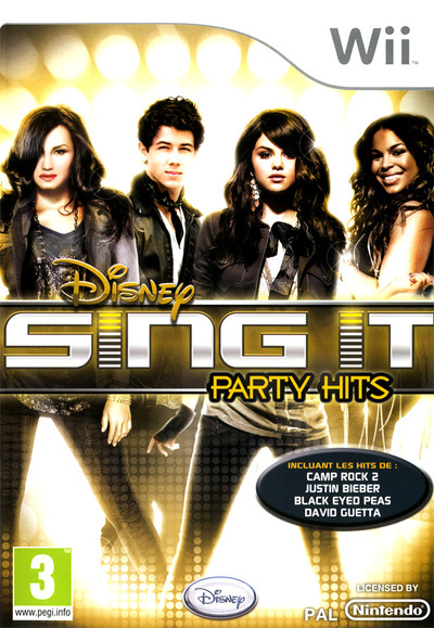 Pochette Disney Sing It : Party Hits version Wii