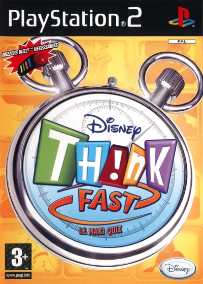 Pochette Disney Th!nk Fast version PlayStation 2