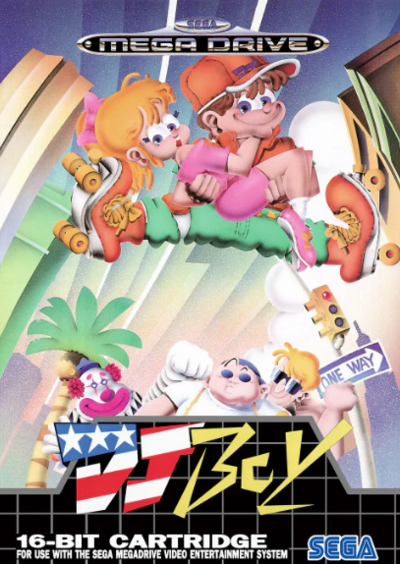Pochette DJ Boy version Megadrive