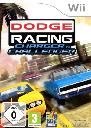 Pochette Dodge Racing : Charger vs Challenger version Wii